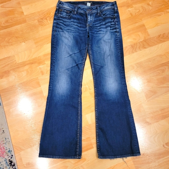 Silver Jeans Aiko Bootcut Dark Wash Jeans Size 31 X 31 - Picture 1 of 7